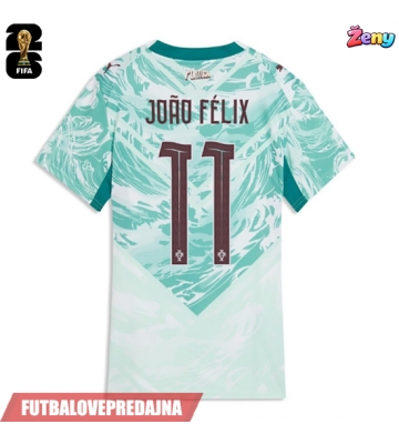 Lacne Ženy Futbalové dres Portugalsko Joao Felix #11 MS 2026 Krátky Rukáv - Preč